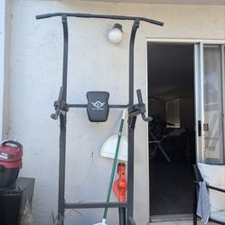 Power station pull up and dip bars