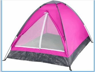 2 Person Camping Tent Pink