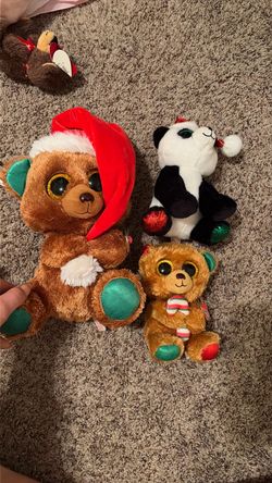 3 Christmas Beanie Boos