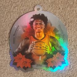 AMEN THOMPSON #DCO-AT 2025-26 TOPPS HOLIDAY BASKETBALL COLLECTIBLE DIE-CUT CHRISTMAS ORNAMENT