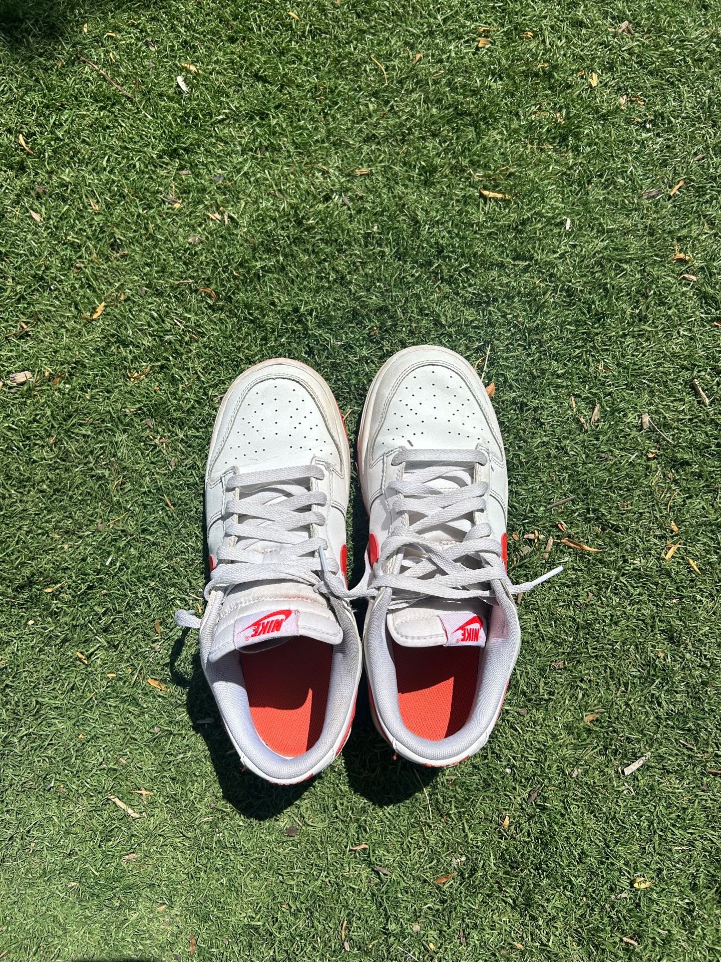 Red/White Nike Dunks