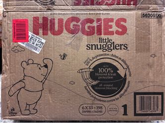 Huggies Little Snugglers Diapers Size 1 (198 Count)
