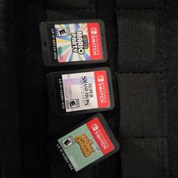 nintendo switch  with 3 games