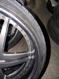 24 Inch Vellano Staggered Rims Wheels Tires Sensors