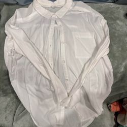 White Long Sleeve Size M