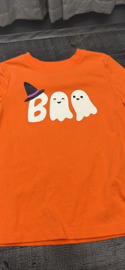 Kids Halloween Boo Ghost T-Shirt size 5T