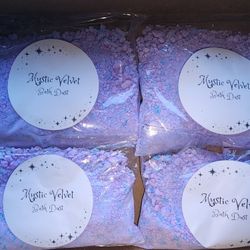 Mystic Velvet Bath Dust - Raspberry & Vanilla Soak