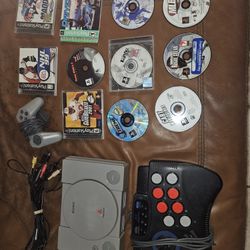 Playstation 1 OG Collection Ps1 With Real Official Arcade Controller