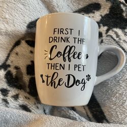 11 OZ DOG DESIGN CERAMIC TRAVEL MUG 