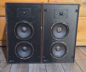 ADS L700 Vintage 2 way 3 driver loudspeaker system Pair Fully Functional Tested