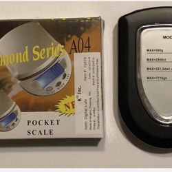 DIAMOND SERIES AO4 POCKET DIGITAL SCALE 500g/0.1g NEW with batteries Price