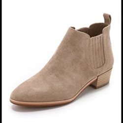 Michael Kors Shaw Flat Dark Khaki Bootie EUC 7.5