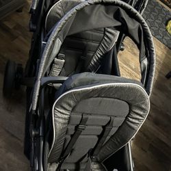 Chicco Black Double Baby Stroller