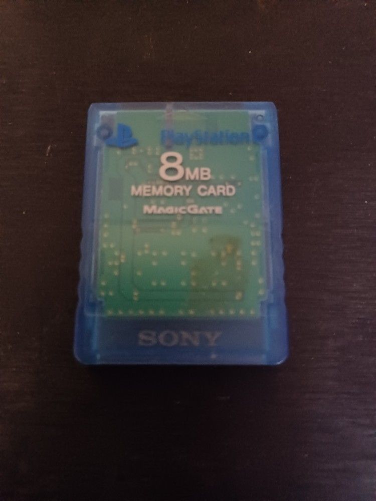 PS2 MEMORY CARD BLUE $18 FINAL PRICE SAME DAY SHIPPING