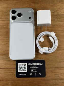 📱 iPhone 17 Pro Max | 512GB | Silver | Cricket Only | Hablo Español