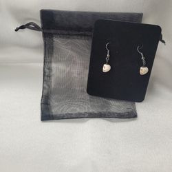 Cream Skull Earrings