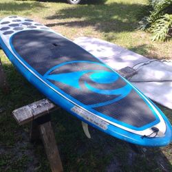 10'6" X32 Inch. Hawaii Paddle Surf. Epoxy, 2 Plus 1 Fin Setup. Must Sell Quick. & $ 300 Firm, Comes With Bag. Only Two Years Old. Will Deliver Within 