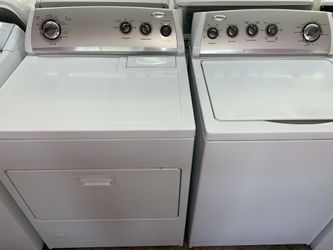 Whirlpool set washer and dryer gas