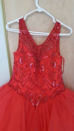 Red Princess dress