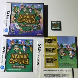 Animal Crossing: Wild World (Nintendo DS, 2005) CIB Complete Box Mint Condition