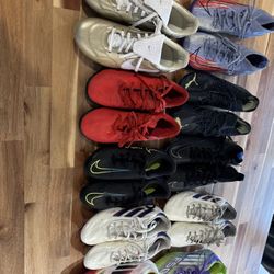 Nike, Puma , Adidas Cleats Most Are Different Sizes 