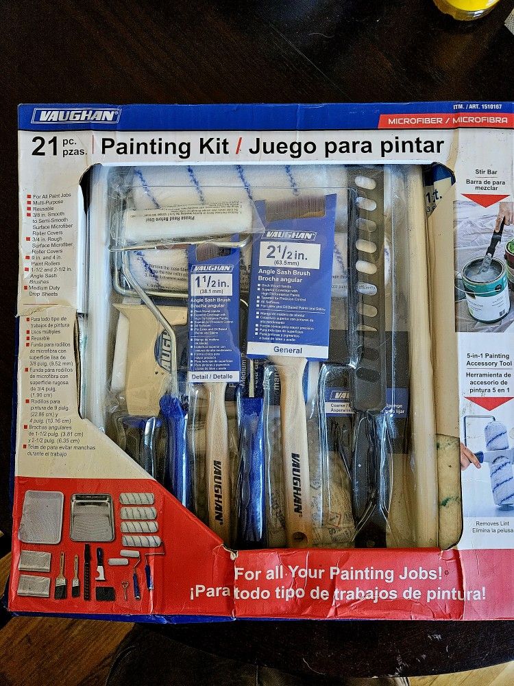 21 Piece Painting Kit