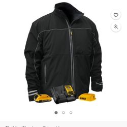DEWALT Men's Lightweight Soft-Shell Heated Jacket Kit (L & 2X) 1 for $125 or 2 for $200