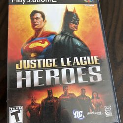 Justice League Heroes PS2 Sony PlayStation 2, 2006 