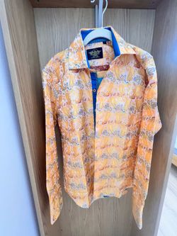 Pink Paisley Button-Up
