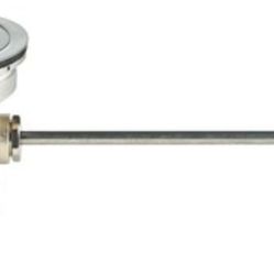 T & S Waste Drain Valve, Twist Handle, 3-1/2" X 2" & 1-1/2" Adapter