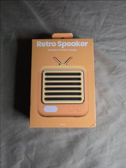 Retro Speaker Wireless Portable Design