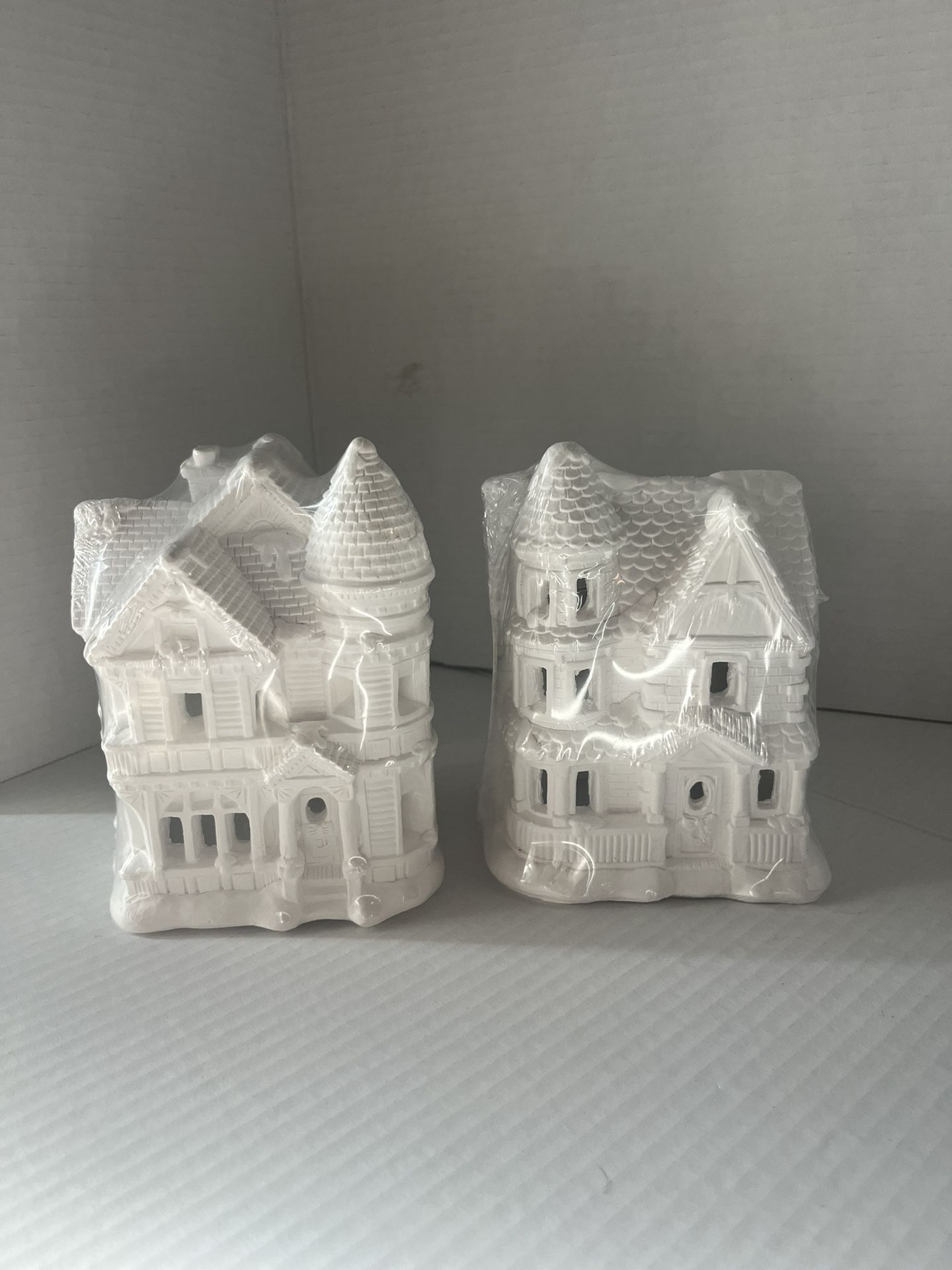 Creative Crafts TIFFANY HOUSE SE186 And SE160 Village California Creations NEW