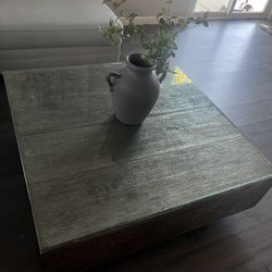 Z Gallerie Timber Coffee Table