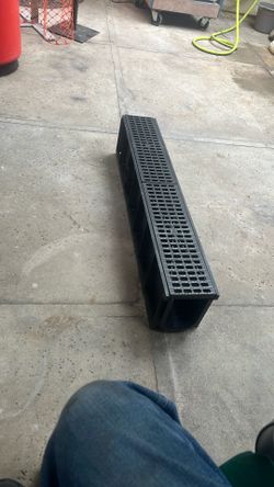 Channel Drains 16 pieces approximately 50 feet $250