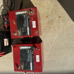 2 Stinger AGM Batteries 