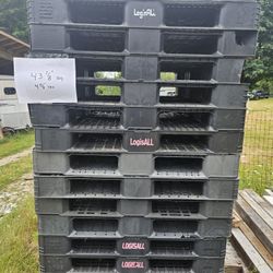 Plastic Pallets 1 Ton Capacity. Min. 4-pallets or more 