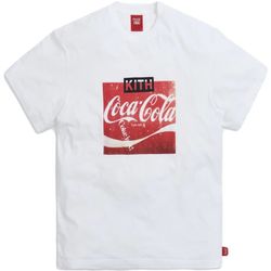 Kith X Coca-Cola Coke Vintage White Tee T-Shirt - New Size S Small