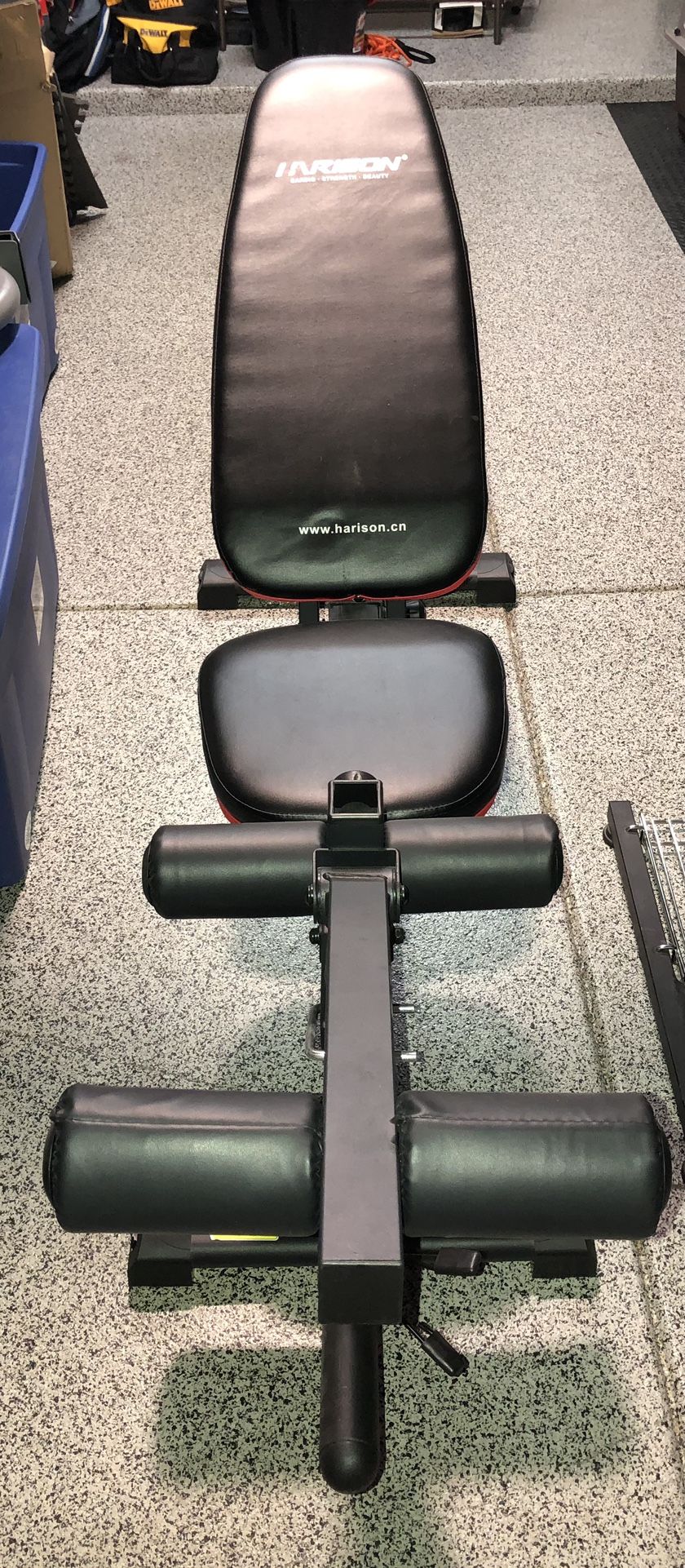 HARISON Weight Bench with Leg Extension and Leg Curl Incline Decline