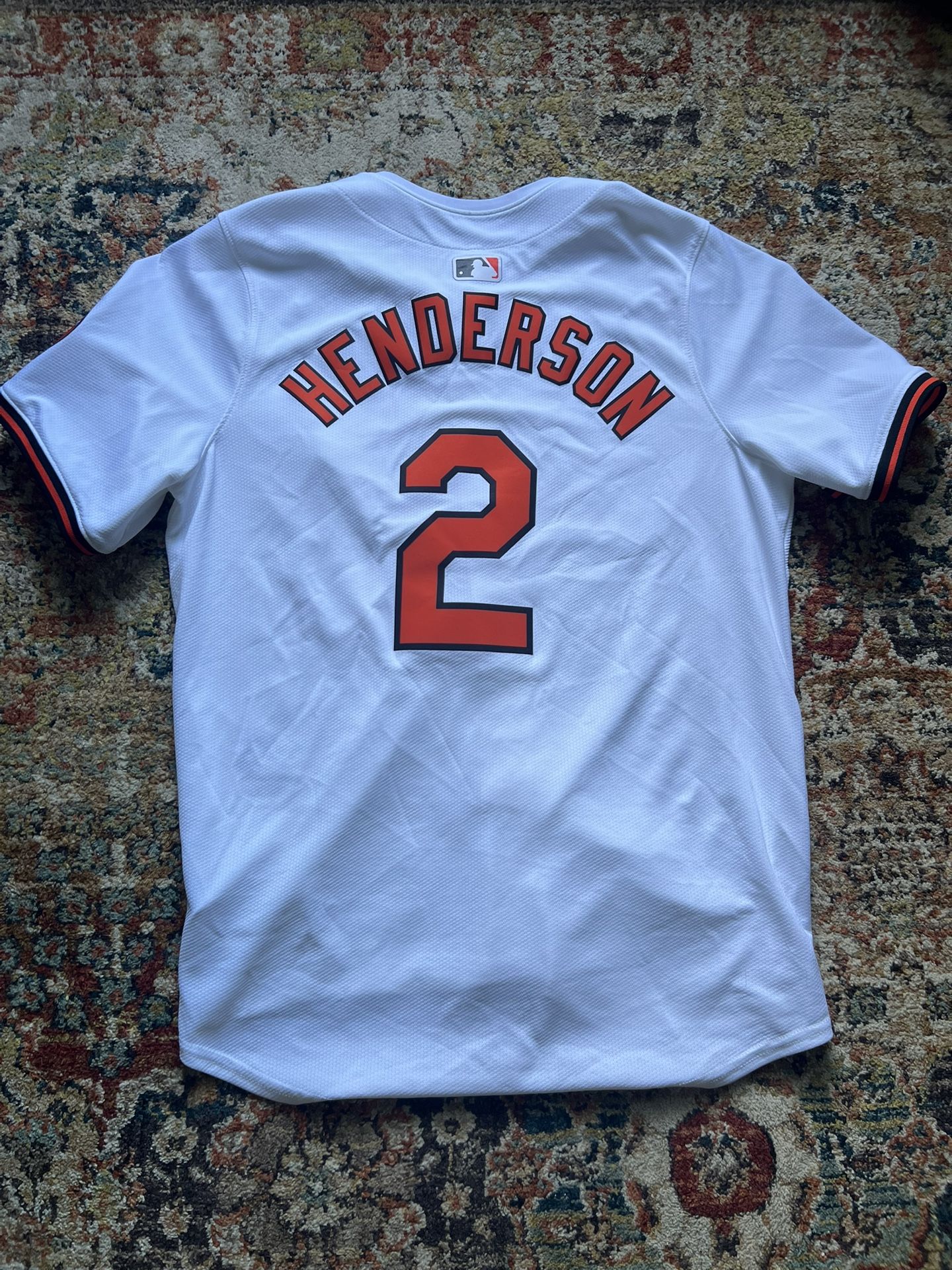 Gunnar Henderson White Jersey With Team Emblem Stitch Size L
