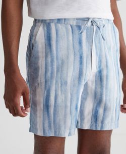 AG AG Paxton Linen Draw-Cord Short Size 36