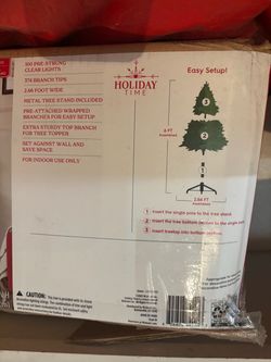 Lot of Christmas decorations with a 6 foot pre-lit tree