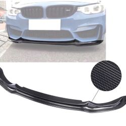 F80 M3 F82 M4 Front Bumper Lip V Style Real Carbon Fiber 