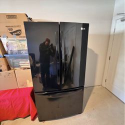 Black LG Refrigerator 