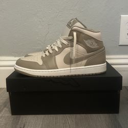 Air Jordan 1 Mid - light brown |  Size 10 men’s 