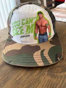 John Cena 'You Can't See Me' Camo Snapback Hat