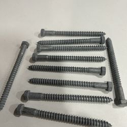Lag galvanized bolts 10pc per box 3/8x5” I have 50 boxes available $25 per box