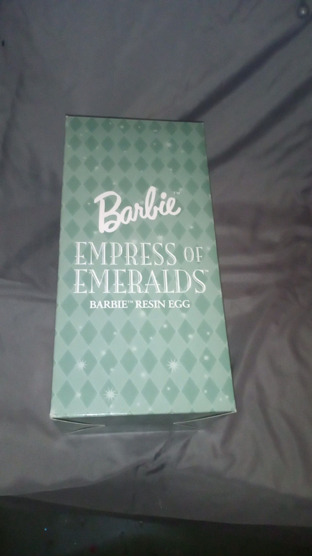 Barbie Empress Of Emeralds Musical Resin Egg by Avon