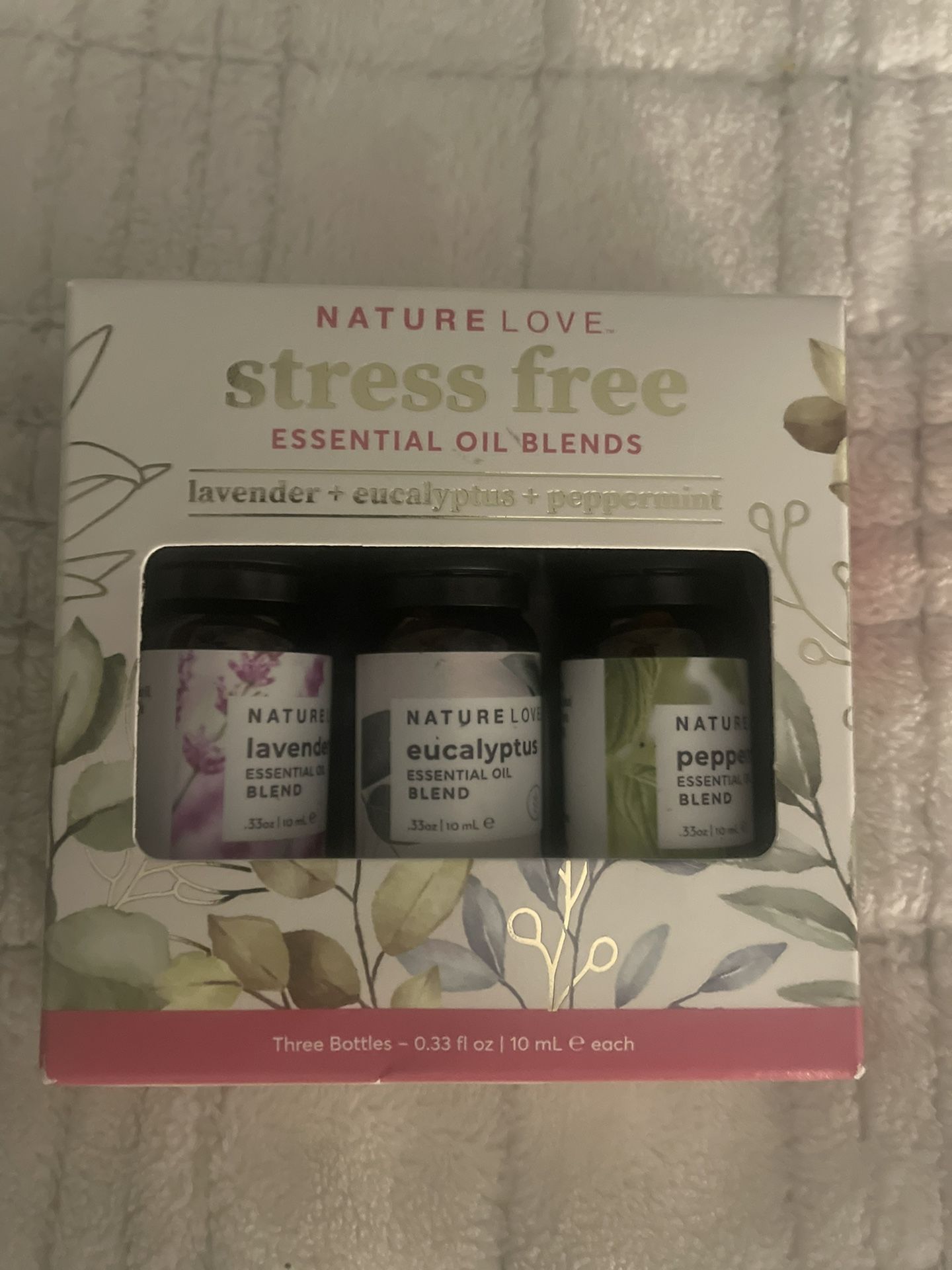 Nature Love: Lavender, Peppermint, And Eucalyptus Essential Oils