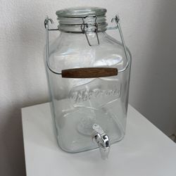 Glass Water Jar