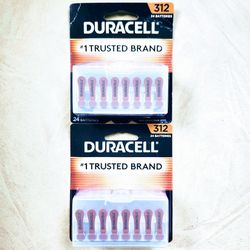 (2) Duracell 312 24 Batteries  (Best Before March 2026) - $15 For All FIRM 